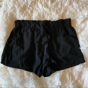 Small Breeze Ever Black tie front shorts 3/$10